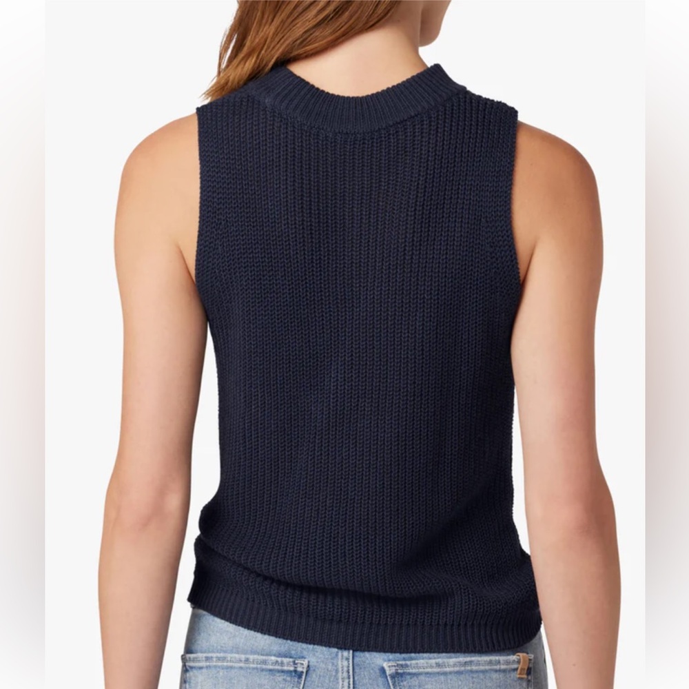 Joe’s Jeans The Teddie Sweater Tank Top Navy‎ Blue XS - Picture 2 of 8